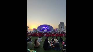 Crunchyroll concert on the lawn at SDCC