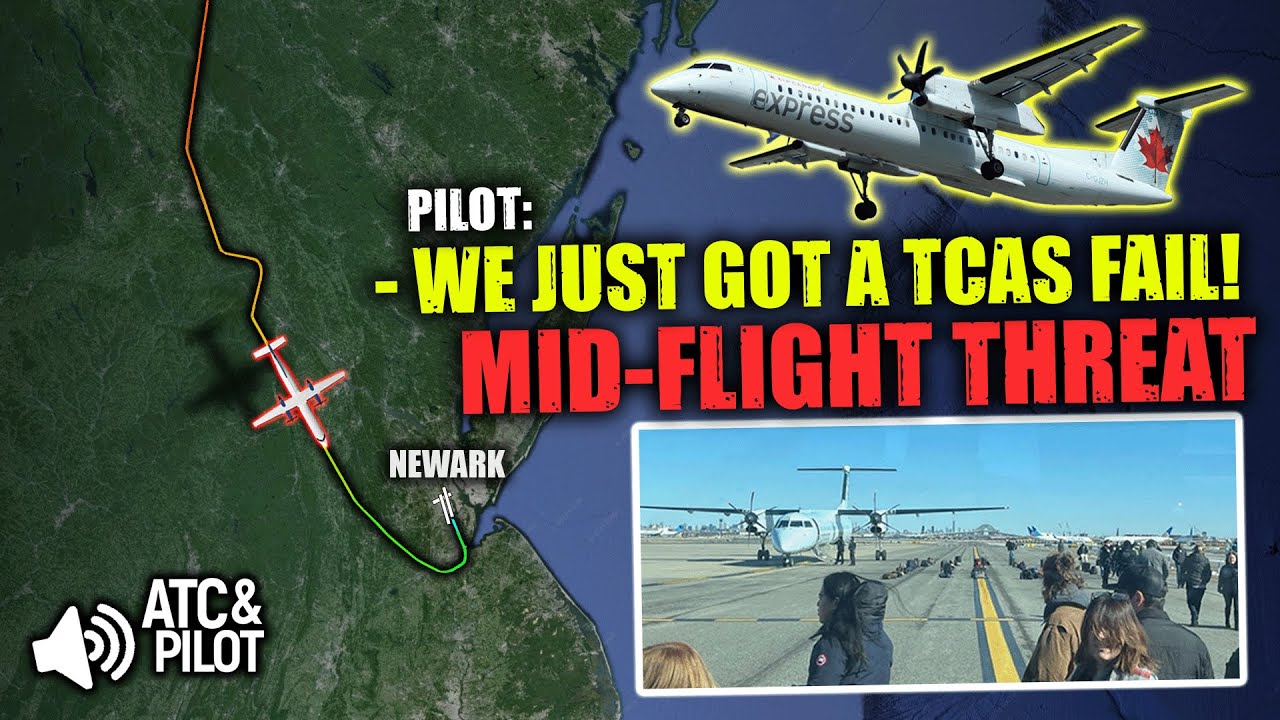 Air Canada plane receives MID-FLIGHT THREAT, lands safely in U.S. - YouTube