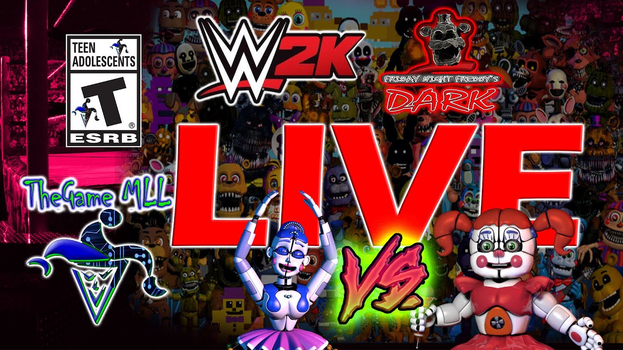 FREDBEAR VS GOLDEN FREDDY! (WWE 2K17 Cartoon Battle #23) 