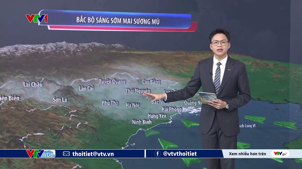 Dự báo thời tiết 18h45 - 06/03/2026 | Bắc Bộ sáng sớm mai sương mù | VTVWDB