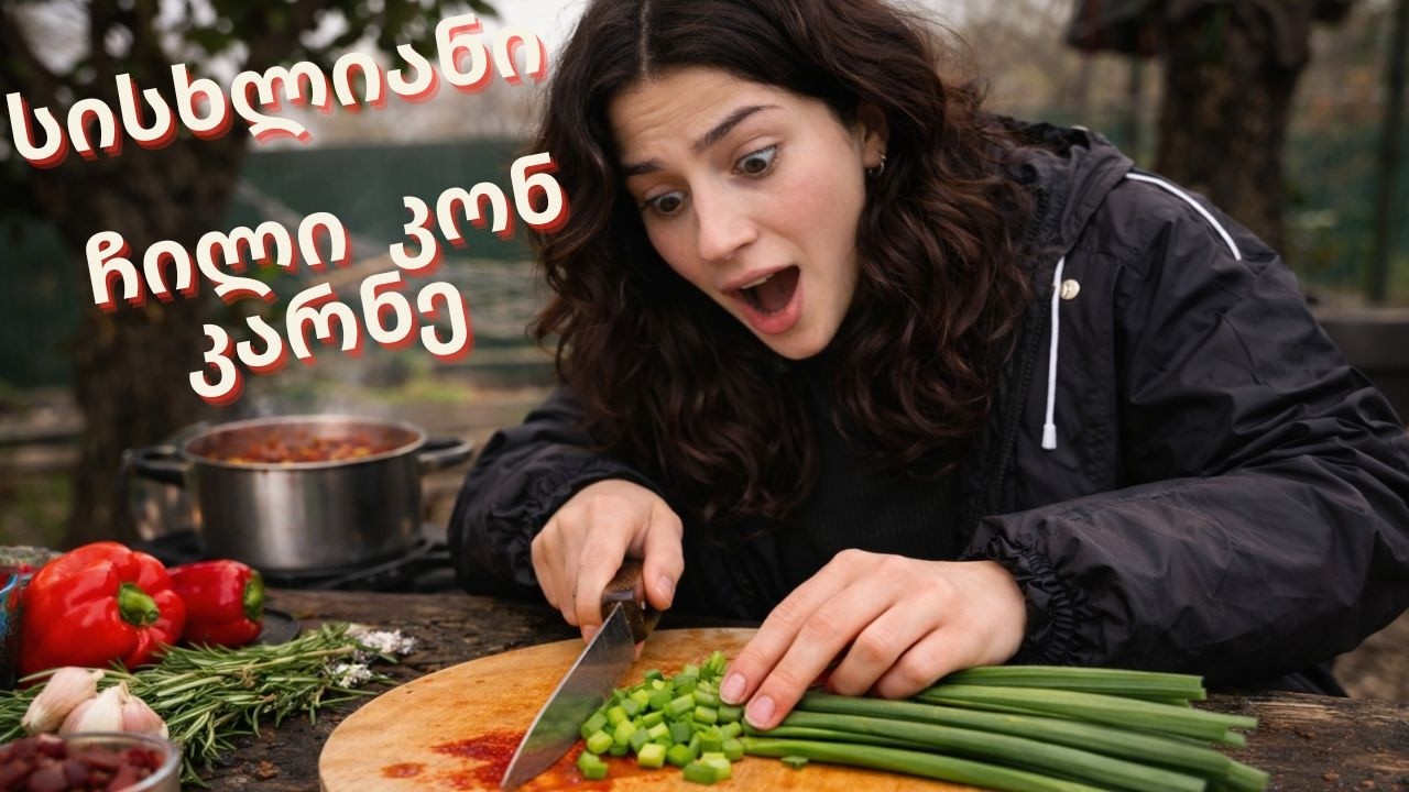 კულინარიული გასვლა სახლიდან - ვამზადებთ ჩილი კონ კარნეს