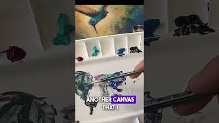 Fixing Scratches On Canvas Prints #art #canvasrepair