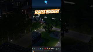 HOW TO BUILD FOREST INDUSTRY IN CITIES SKYLINES🌲 #cityskylines #building #industry #forest