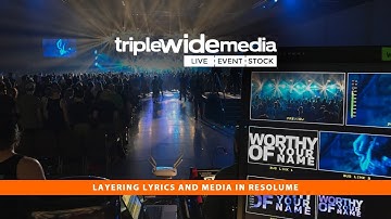 Behind the Scenes with Resolume Layering Lyrics and Media