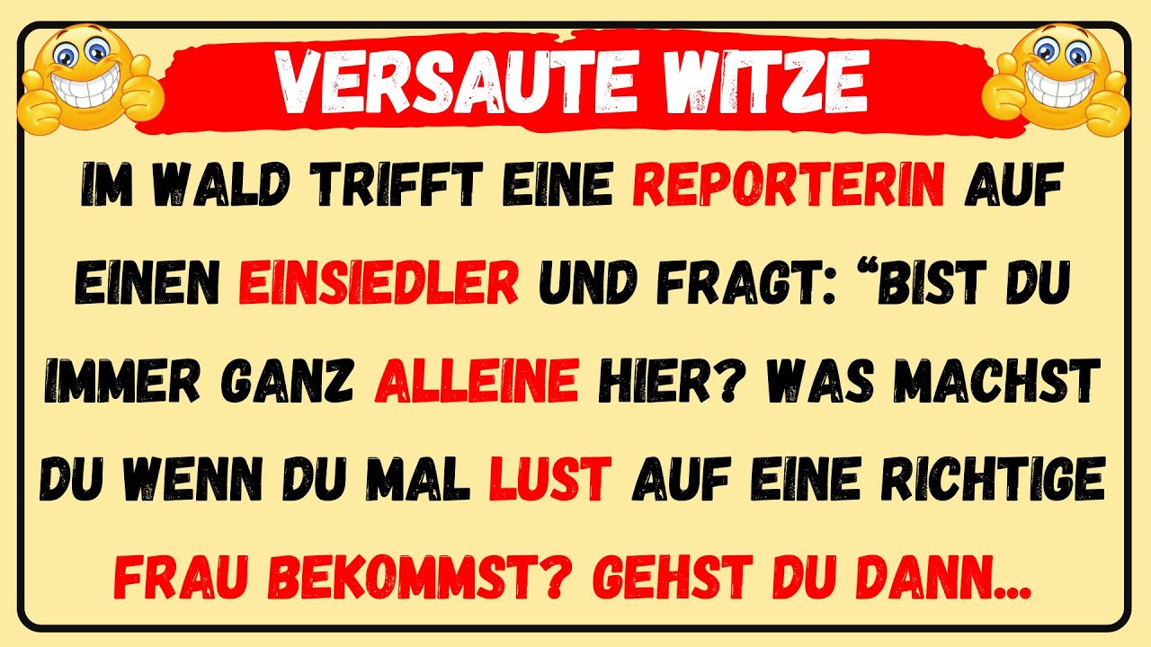 🤣 BESTER WITZ DES TAGES! - Hast du nichtmal Lust auf eine richtige Frau?...