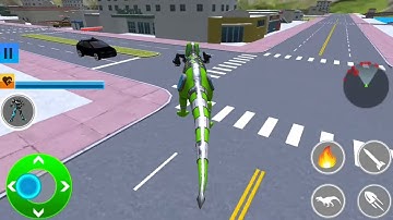 Dino Robot Car Game Dinosaur Robot Transform hero Android Gameplay #12