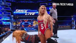Becky Lynch vs Carmella WWE SmackDownLive #SDLive 6 de Março 2018