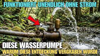 Diese Wasserpumpe funktioniert für immer ohne Strom — warum diese Erfindung begraben wurde