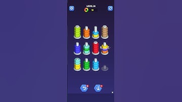 Level 38 NutSort puzzle #nutsort #games #gameplay #gaming #famgaming #gameture #gameplay