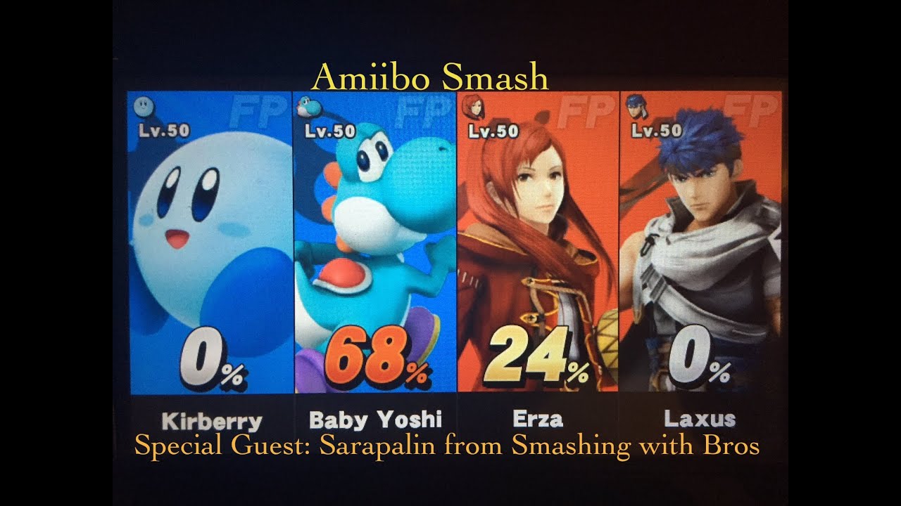 Cloud, Corrin, and Bayonetta in SSB4 Discussion with Sarapalin (Amiibo Smash)