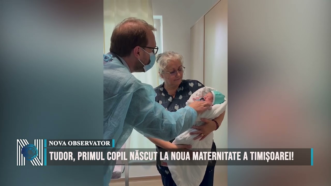 Tudor, primul copil născut la noua maternitate a Timișoarei! Tudor, primul copil născut la noua maternitate a Timișoarei!