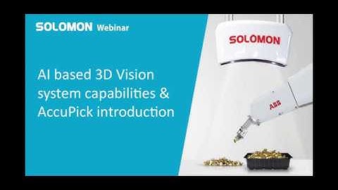 Smart Bin Picking Solution | AccuPick 3D Webinar [June 2020]