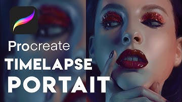 Procreate Timelapse Portrait Using iPad Pro