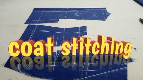 Ready to back chalk /coat stitching (part-6)cut class  cutclass