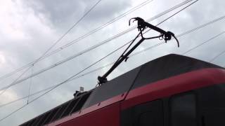 Re 460 Sound beim Abbügeln un St.Gallen