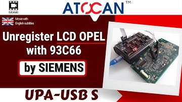 Unregister LCD OPEL with 93C66 by SIEMENS