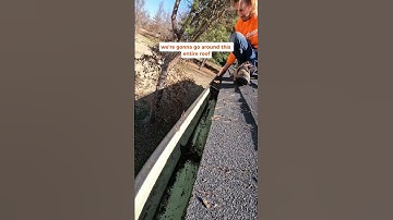 This is by far the best way to clean out rain gutters from the roof #guttercleaning