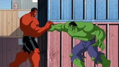 Marvel Studios | Villane Red Hulk Vs Green Hulk |Incredible Fight |Avengers Tv Network