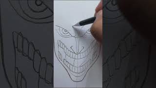 Easy anime sketch | how to draw Eren's Titan form - [Attack on Titan] | step by step for beginners