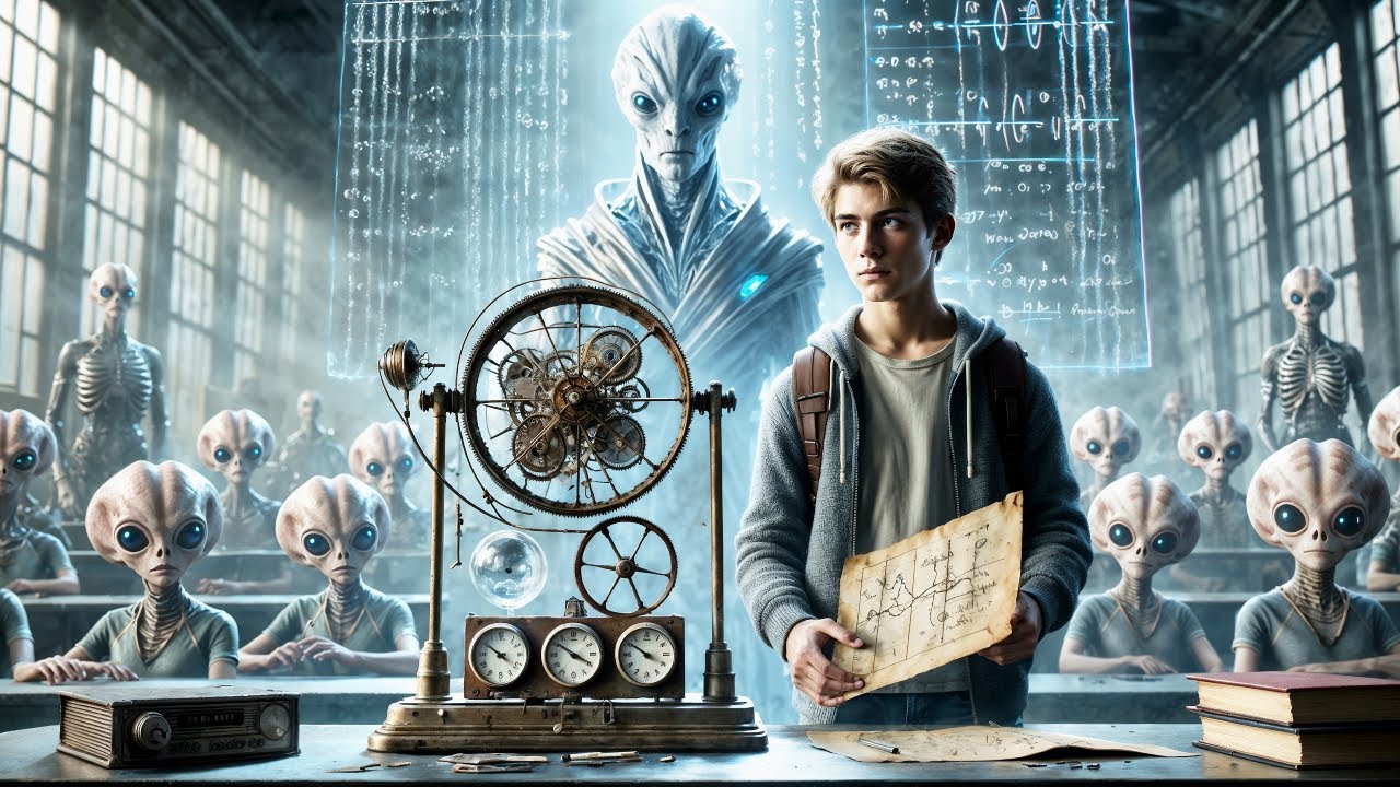 Alien Teacher Gave Up Explaining Time Dilation—Human Built a Working Model from Junk