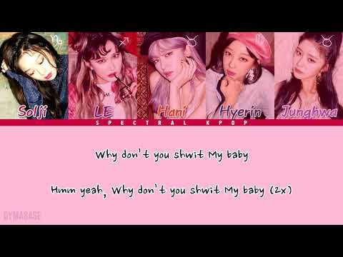 EXID 이엑스아이디 DDD 덜덜덜 Hangul Romanization English Color Coded Lyrics Spectral KPOP