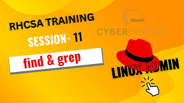 Red Hat Linux RHCSA Free Training: -S-11 | Linux  find and grep command #linux #find #grep #rhcsa