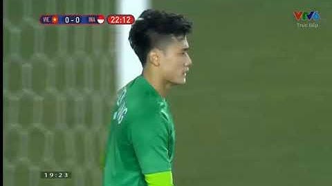 U22 Việt Nam vs U22 Indonesia  SAI LẦM CỦA BÙI TIẾN DŨNG BẮT BƯỚC 1 DẪN ĐẾN BÀN THUA SỚM