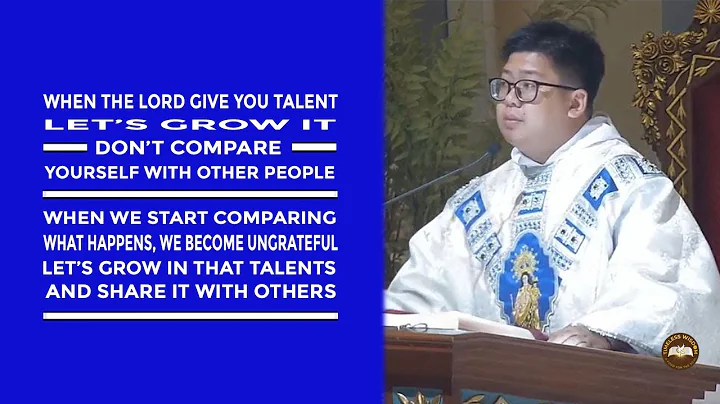 Timeless Wisdom | Homily | Don't Compare | Sat Memorial of the Blsd Virgin Mary|Fr Samuel Gunawan OP
