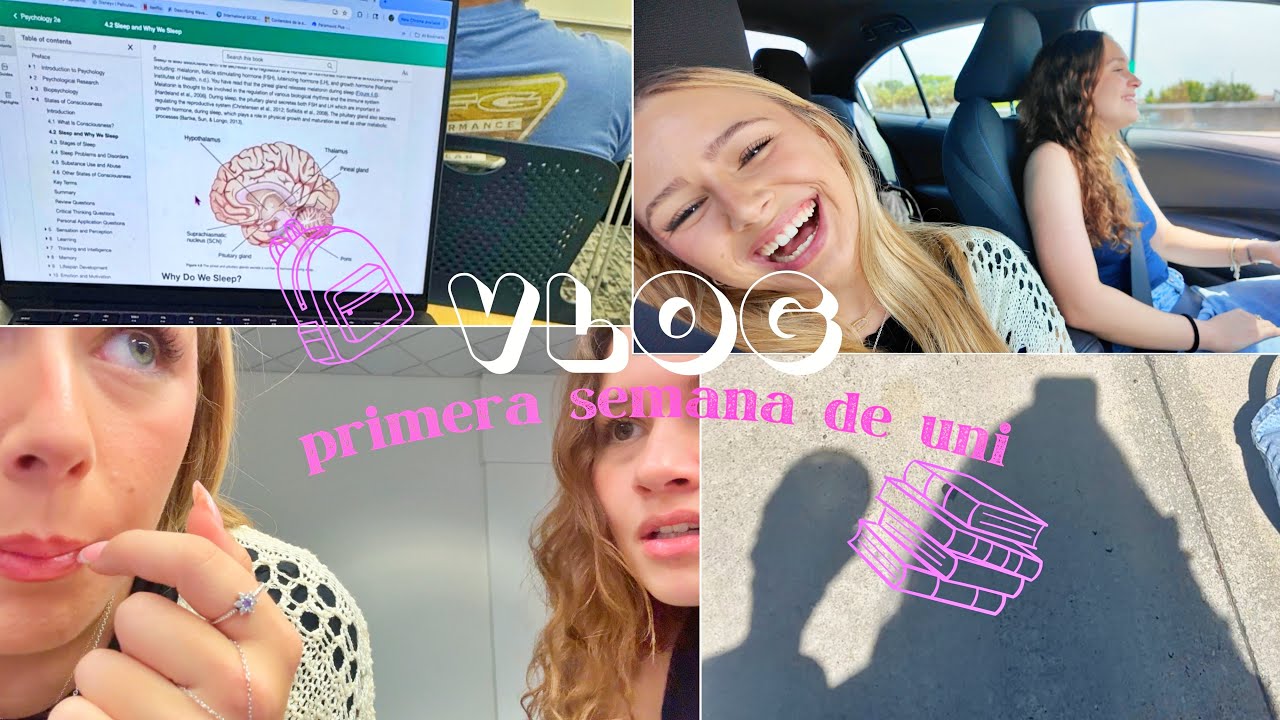 VLOG: Mi primera semana de universidad en Estados Unidos 🇺🇸