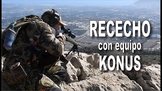 Rececho de arrui en tierras alicantinas con equipo Konus.