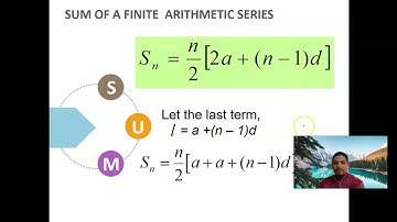 SM015 TOPIC 3 LECTURE 1 OF 2  SEQUENCES AND SERIES