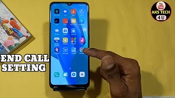 Oppo A16e Main Power Button Se Call Cut Kaise Karen | End Call Setting in Oppo A16e