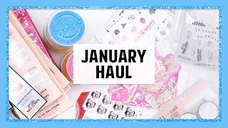 January 2022 Haul \/\/Planner Stickers, Wax Melts \& More!