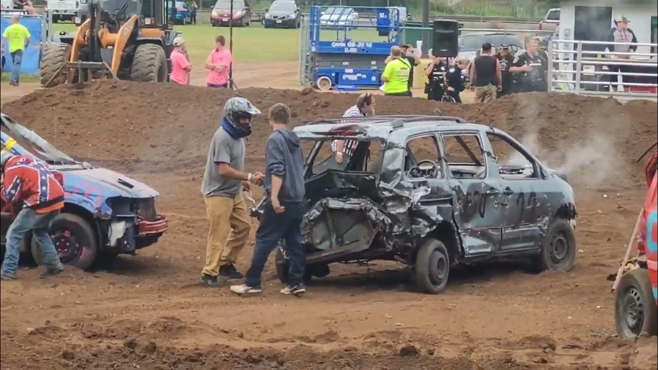 Demolition Derby Wisconsin Valley Fair YouTube