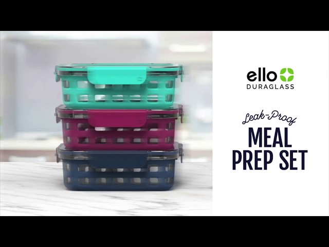 Ello Duraglass™ 10pc Meal Prep Set, Set of 5