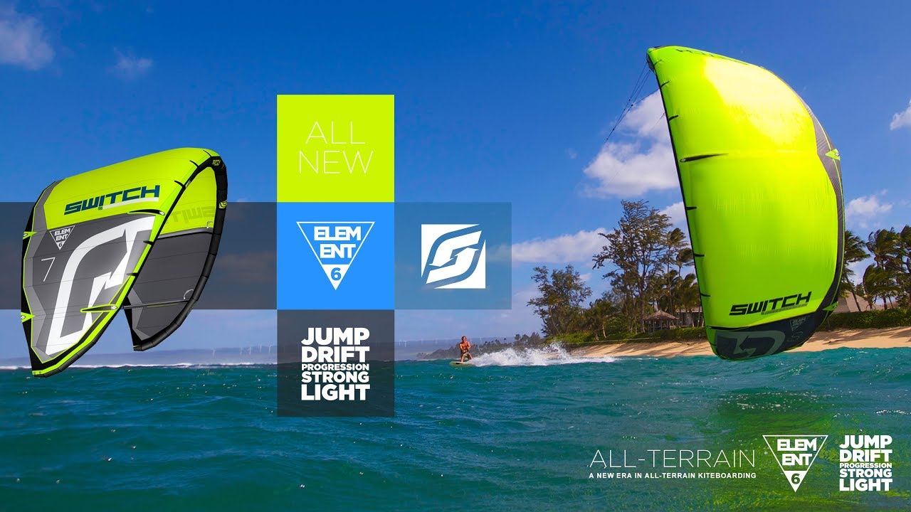 All Terrain Kitesurfing Element 6 Switch Kiteboarding YouTube