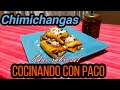 Chimichangas de frijolitos con queso | Cocinando con Paco