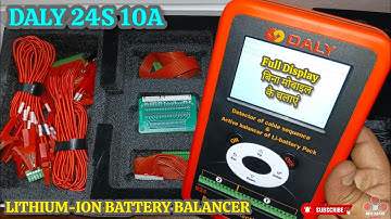 DALY Detector of Cable Sequence & Balancer Lithium Battery Pack Lithium Balancer Price DALY 24S 10A