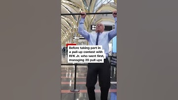 Airport press conference turns into pull-up contest