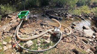 Dredging for gold and freezing