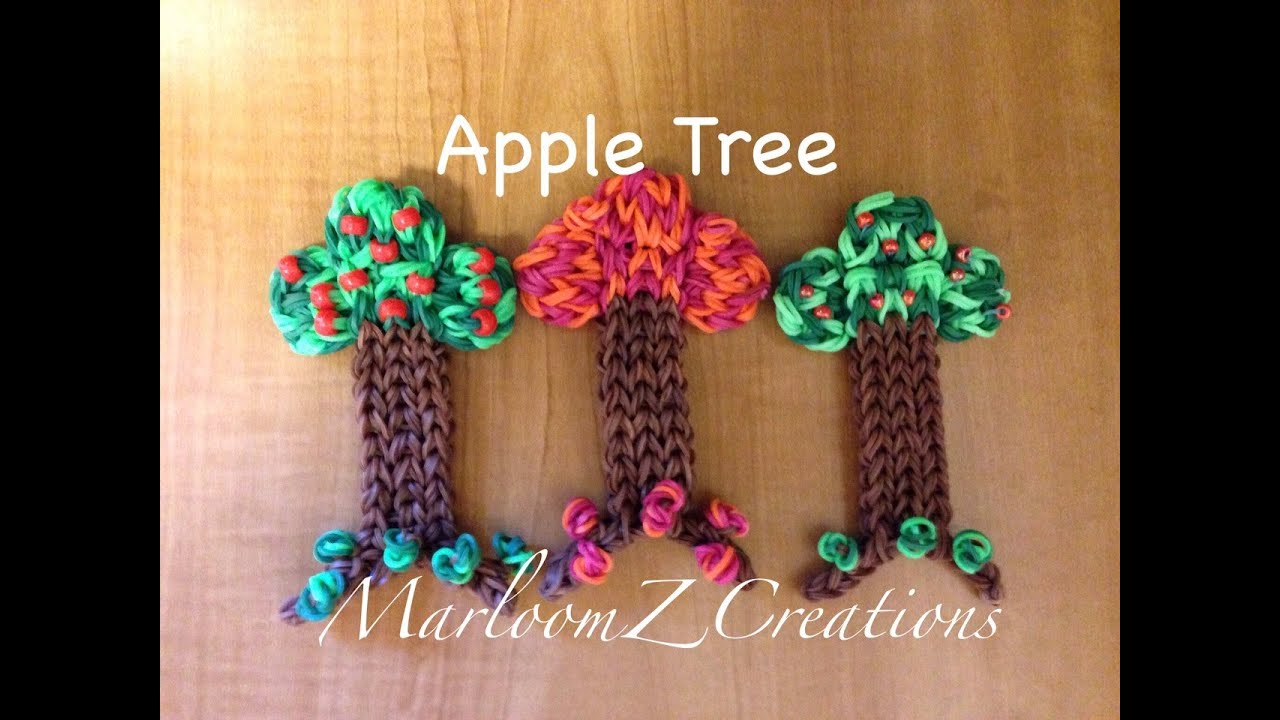 crazy loom designs Rainbow Loom: AppleTree How To