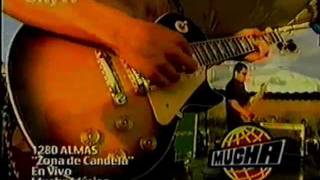Video thumbnail of "1280 Almas - Zona de candela (en vivo)"