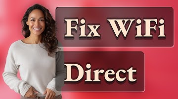 How Can Firmware Updates Fix WiFi Direct Issues on Routers?