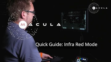 Macula Follow-Spot System - Quick Guides: IR camera for black-out pick-ups