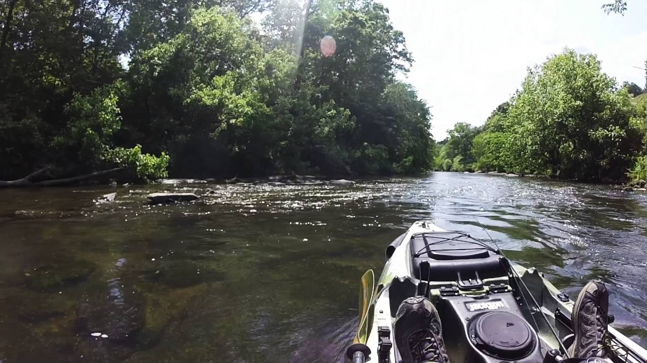 5 Mile Creek Kayak and Fishing May 2016 with Big Fish Brittany YouTube