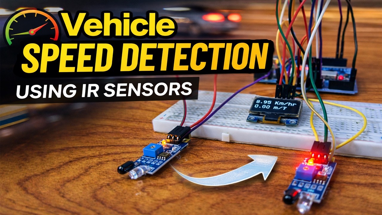 How to Measure Vehicle Speed Using Arduino - YouTube