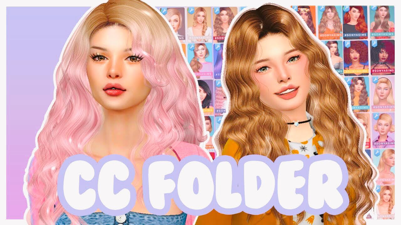 Femalekids Hair Cc Folder🍦sims 4 Femalechild Sonyasims Hair Cc