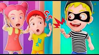 Who's At the Door? | Don't Open The Door To Strangers | Nursery Rhymes and Kids Songs