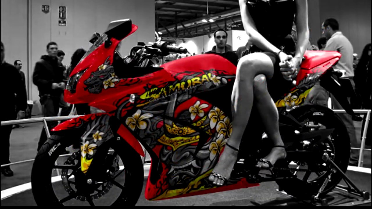 Ninja 250 Fi Samurai Desain Sticker 3d 6 Youtube