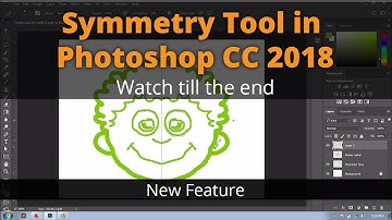 How to use Symmetry Tool in Photoshop CC 2018